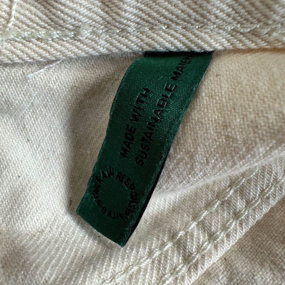 NWT G-Star Raw Women’s Type 89 Bermuda Raw Hem Shorts Ecru Off White - Size 27 - Picture 7 of 14